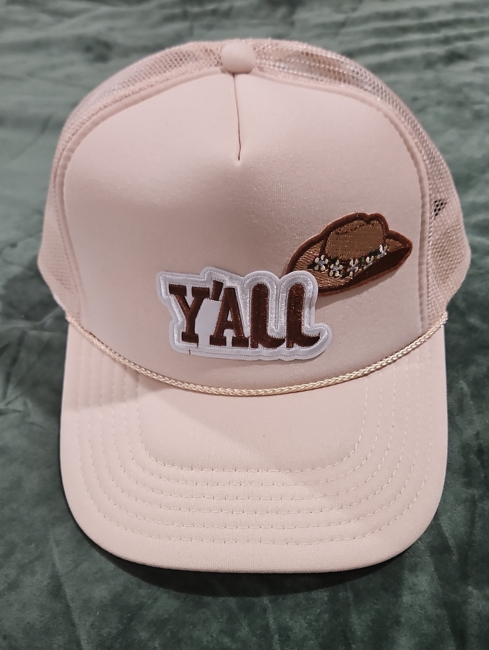 OTTO Trucker Hat with 'Y'ALL' Patch and Cowboy Hat